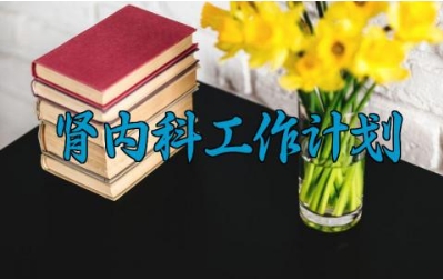 肾内科工作计划 肾内科2024年工作计划 (3篇）